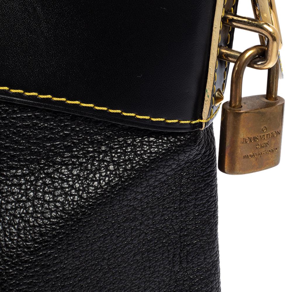 Louis Vuitton Black Suhali Leather Lockit PM Bag 3