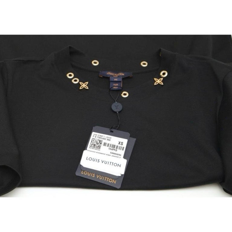 Louis Vuitton Gold Logo Dark Brown Monogram Mix Black Polo Shirt - Tagotee