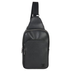 Louis Vuitton Black Taiga Avenue Sling Bag