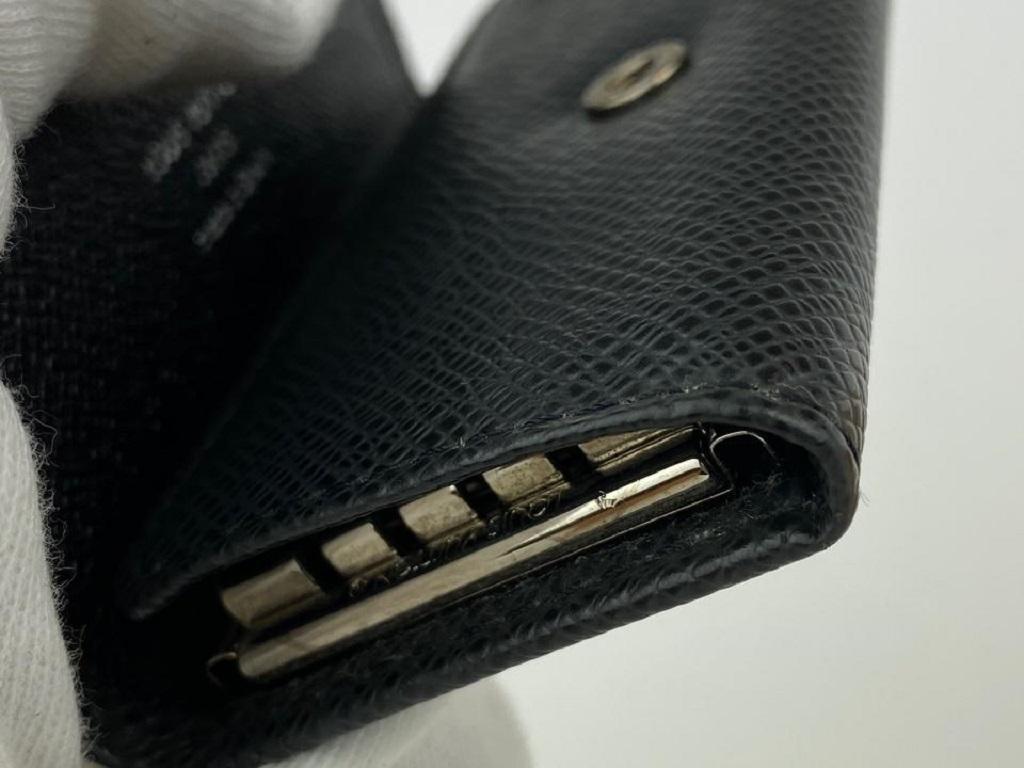 Louis Vuitton Black Taiga Leather 4 Key Multicles Holder 16L859 7