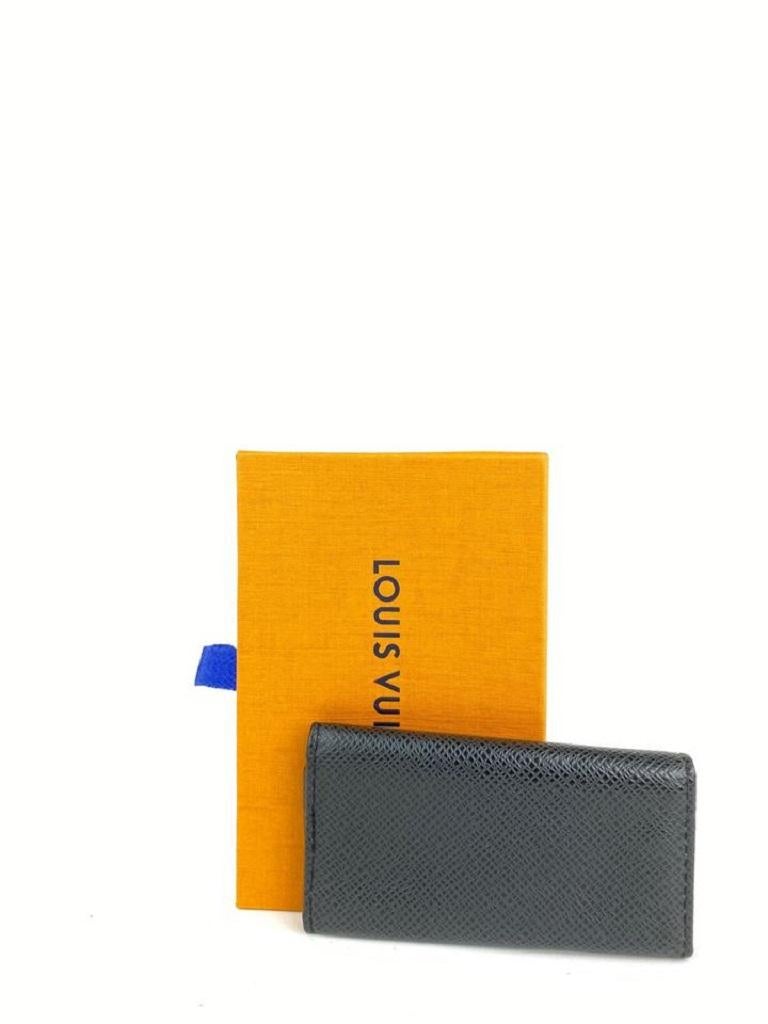 Louis Vuitton Black Taiga Leather 4 Key Multicles Holder 16L859 3