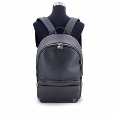 Louis Vuitton Black Taiga Leather Alex Backpack Bag
