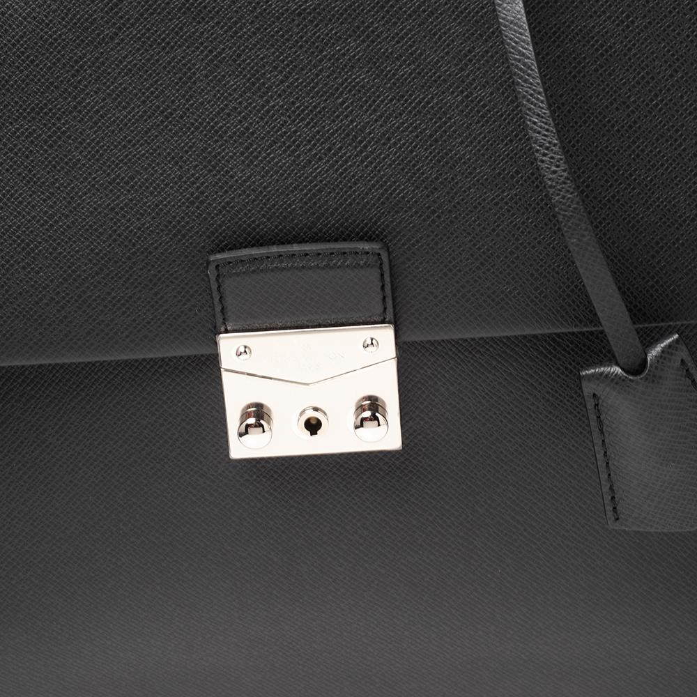 Louis Vuitton Black Taiga Leather Associe Cartable 1 Briefcase 7