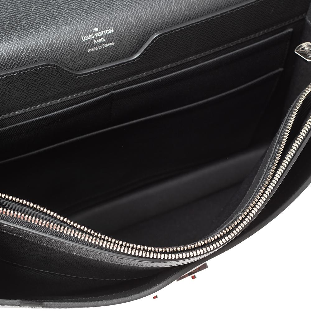 Louis Vuitton Black Taiga Leather Associe Cartable 1 Briefcase 2