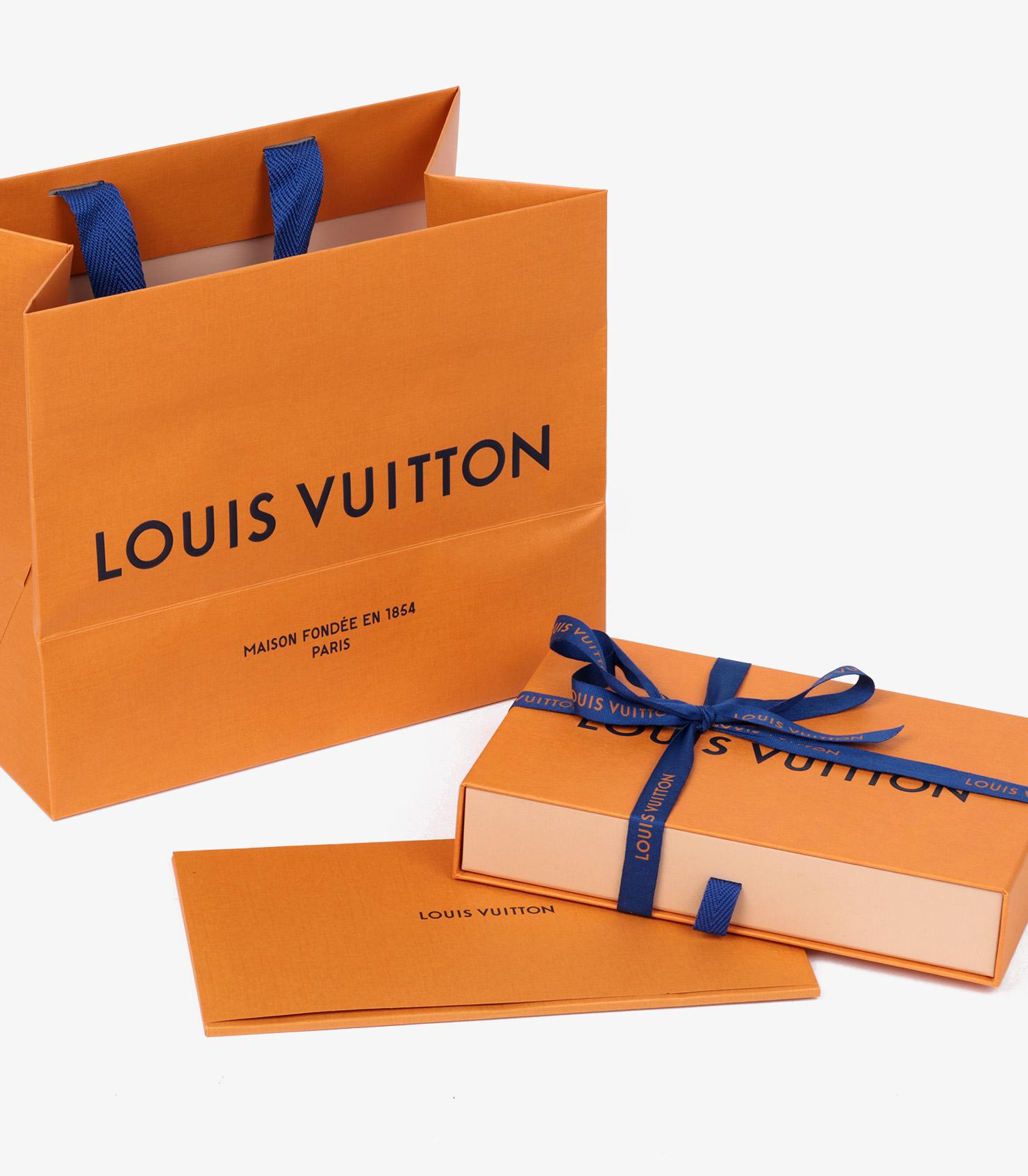 Schwarzes Taiga Leder Brazza-Brieftasche von Louis Vuitton im Angebot 1