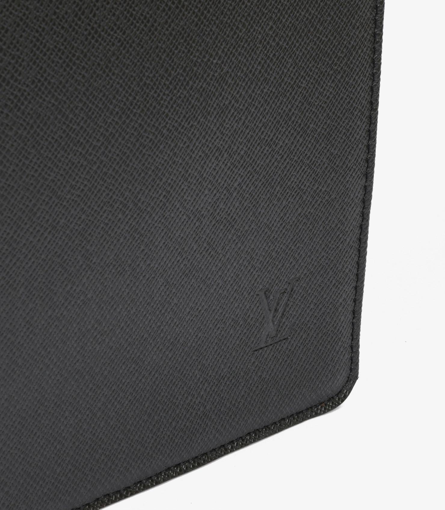 Louis Vuitton Cartella Moskova in pelle di vitello e taiga nera 3