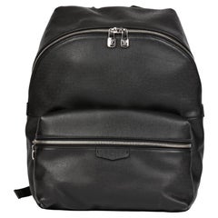 LOUIS VUITTON Black Taiga Leather Discovery PM Backpack 