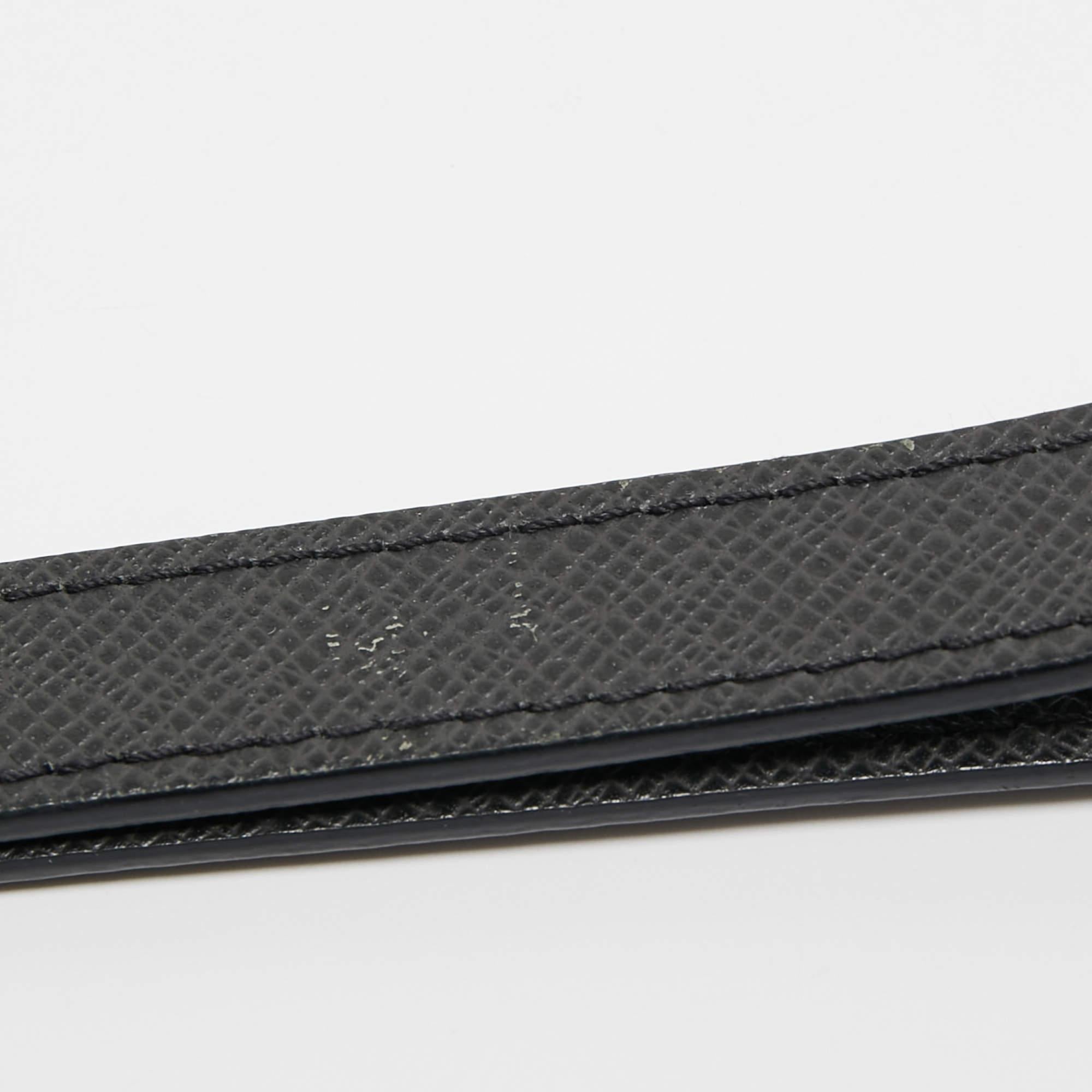 Louis Vuitton Black Taiga Leather Kasai Clutch Bag 8