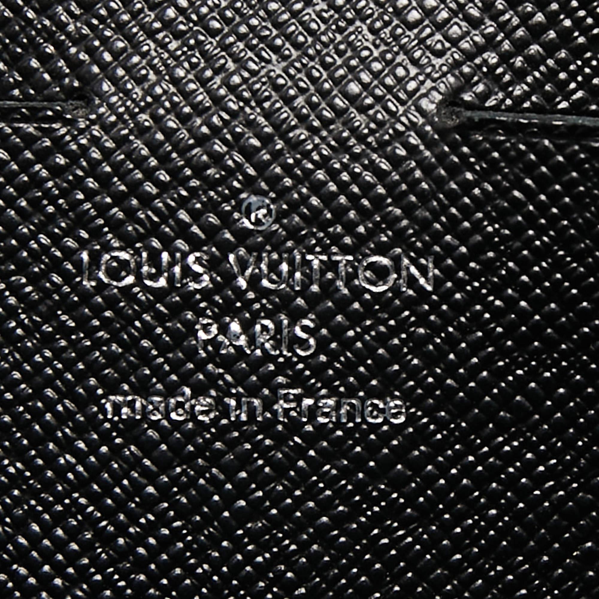 Louis Vuitton Black Taiga Leather Kasai Clutch Bag 13