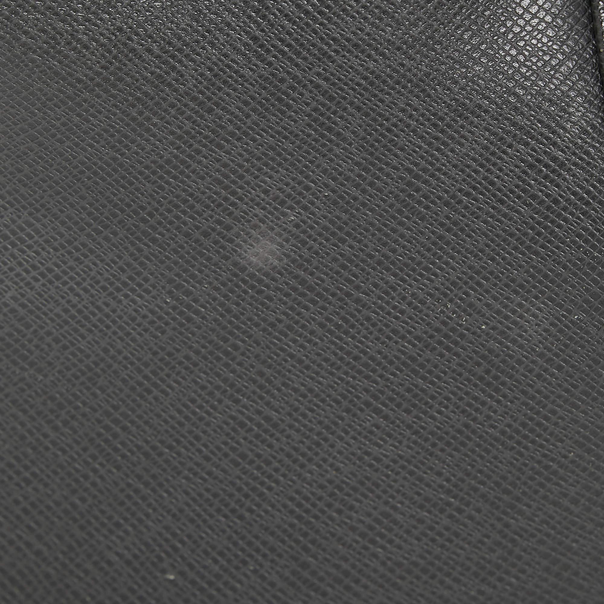 Louis Vuitton Black Taiga Leather Kasai Clutch Bag 3