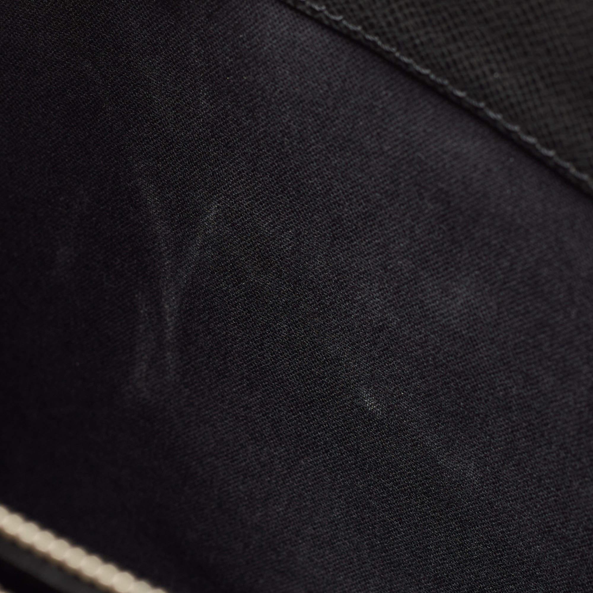 Louis Vuitton Black Taiga Leather Lozan Briefcase 12