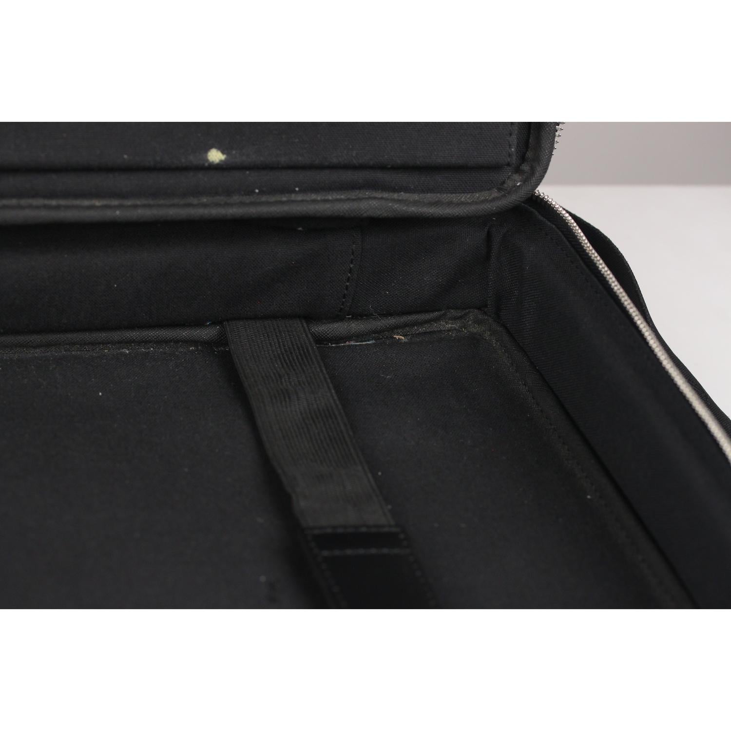 Louis Vuitton Black Taiga Leather Odessa Computer Case Briefcase 9