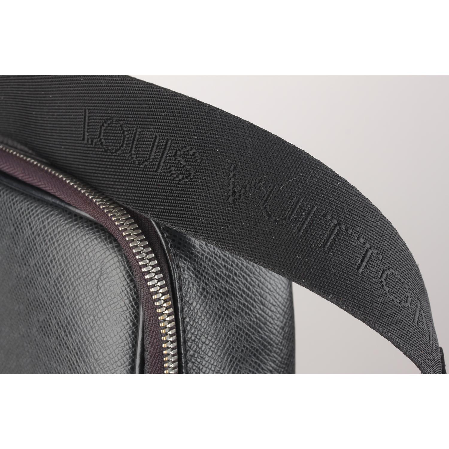 Louis Vuitton Black Taiga Leather Odessa Computer Case Briefcase 1