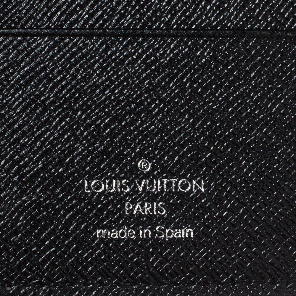 Louis Vuitton Black Taiga Leather Passport Holder 1