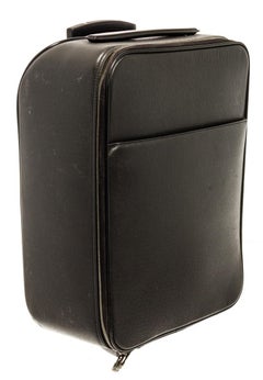 Louis Vuitton Black Taiga Leather Pegase 45 Suitcase Travel Roller Bag