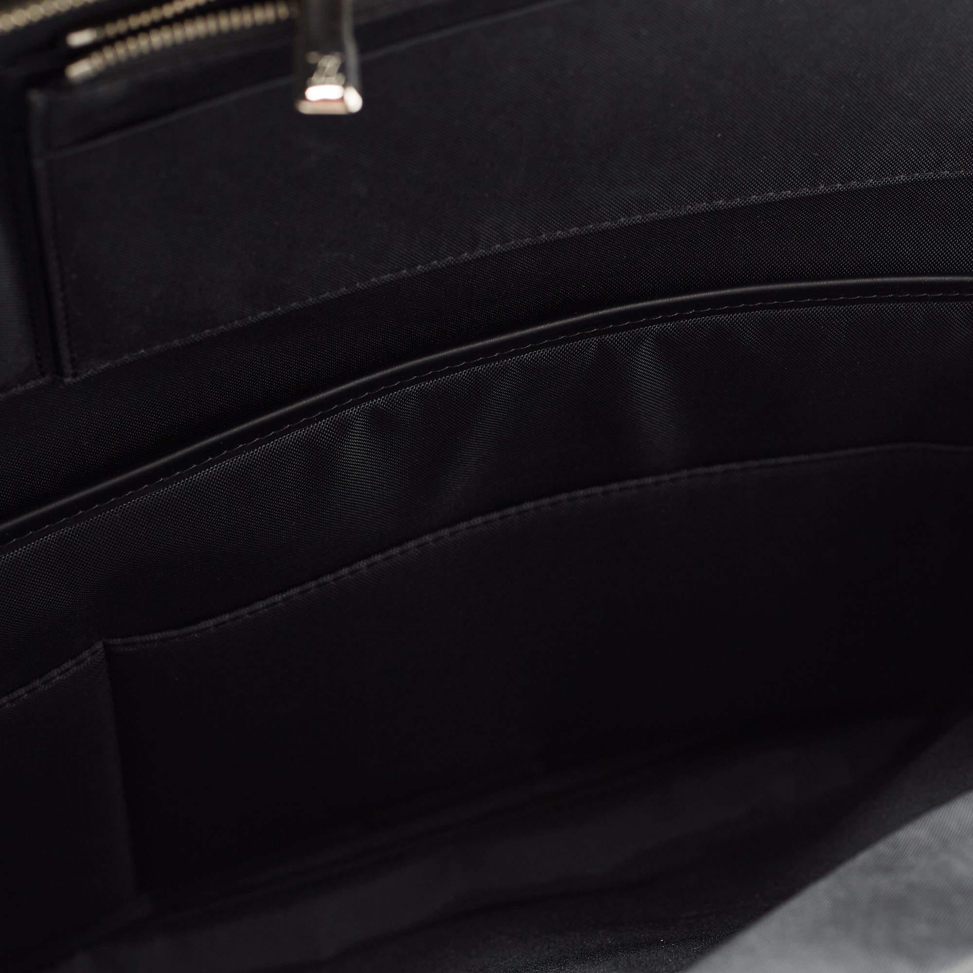 Louis Vuitton Black Taiga Leather Pegase Legere 55 Business Suitcase 6
