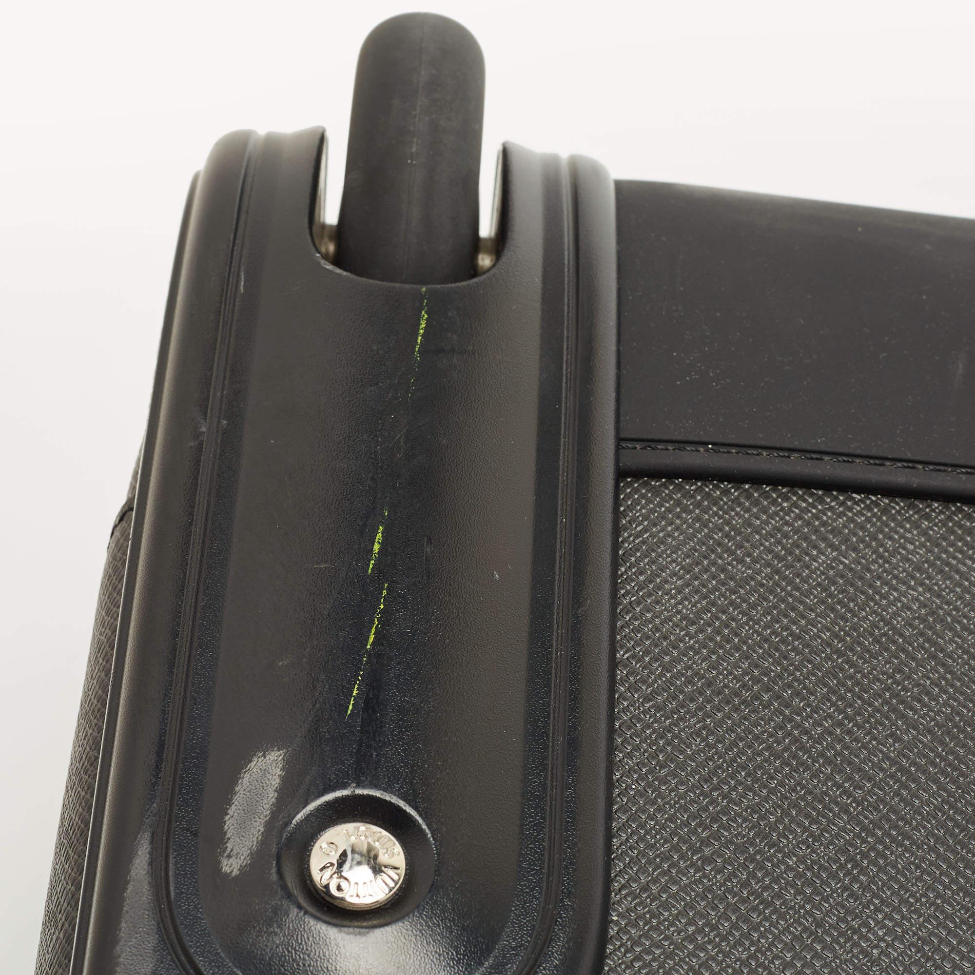 Louis Vuitton Black Taiga Leather Pegase Legere 55 Business Suitcase 7