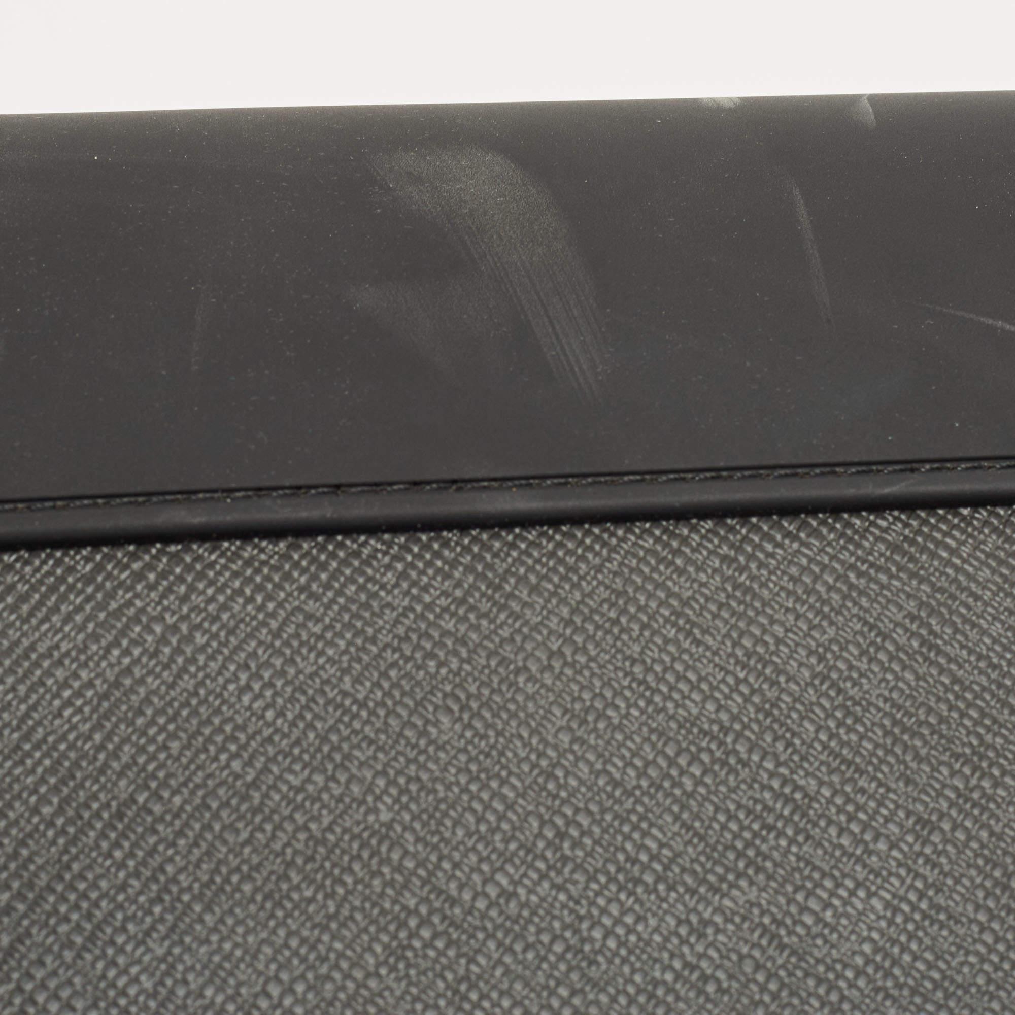 Louis Vuitton Black Taiga Leather Pegase Legere 55 Business Suitcase 8