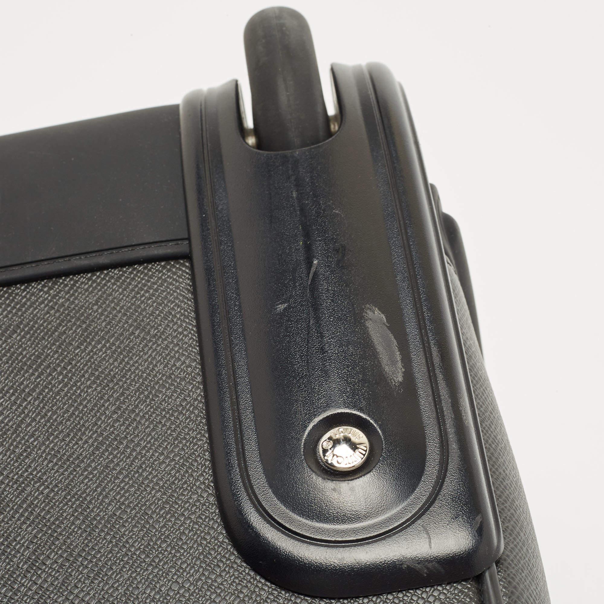 Louis Vuitton Black Taiga Leather Pegase Legere 55 Business Suitcase 10