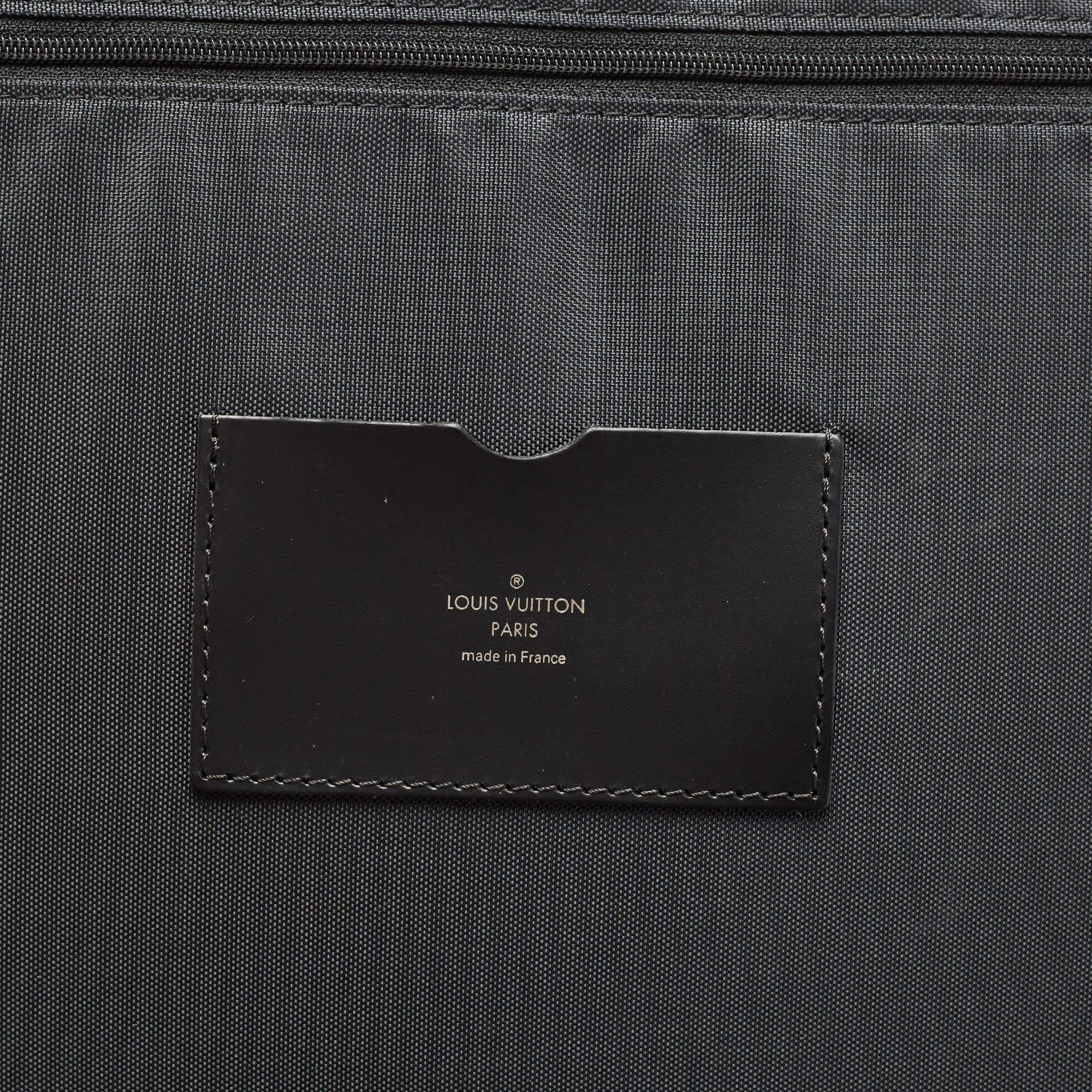 Louis Vuitton Black Taiga Leather Pegase Legere 55 Business Suitcase 15