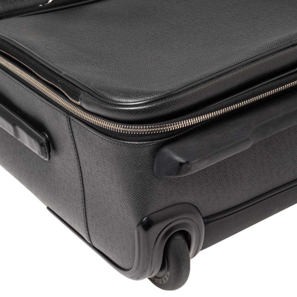Louis Vuitton Black Taiga Leather Pegase Legere 55 Business Suitcase 2