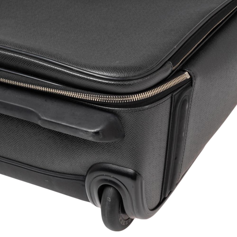 Louis Vuitton Black Taiga Leather Pegase Legere 55 Business Suitcase 3