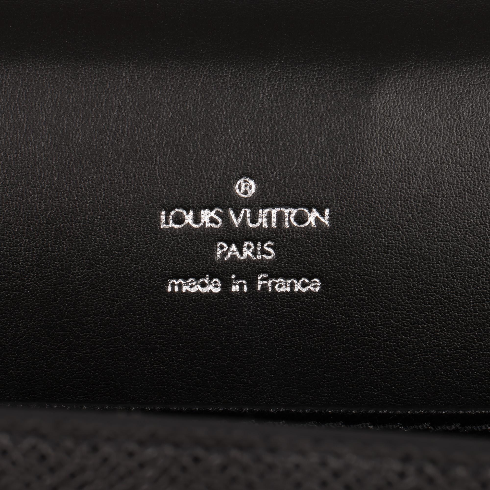 Louis Vuitton Black Taiga Leather Vintage Tobol Briefcase 4