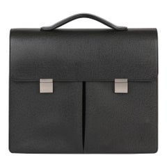 Portefeuille Tobol vintage Louis Vuitton en cuir noir Taiga
