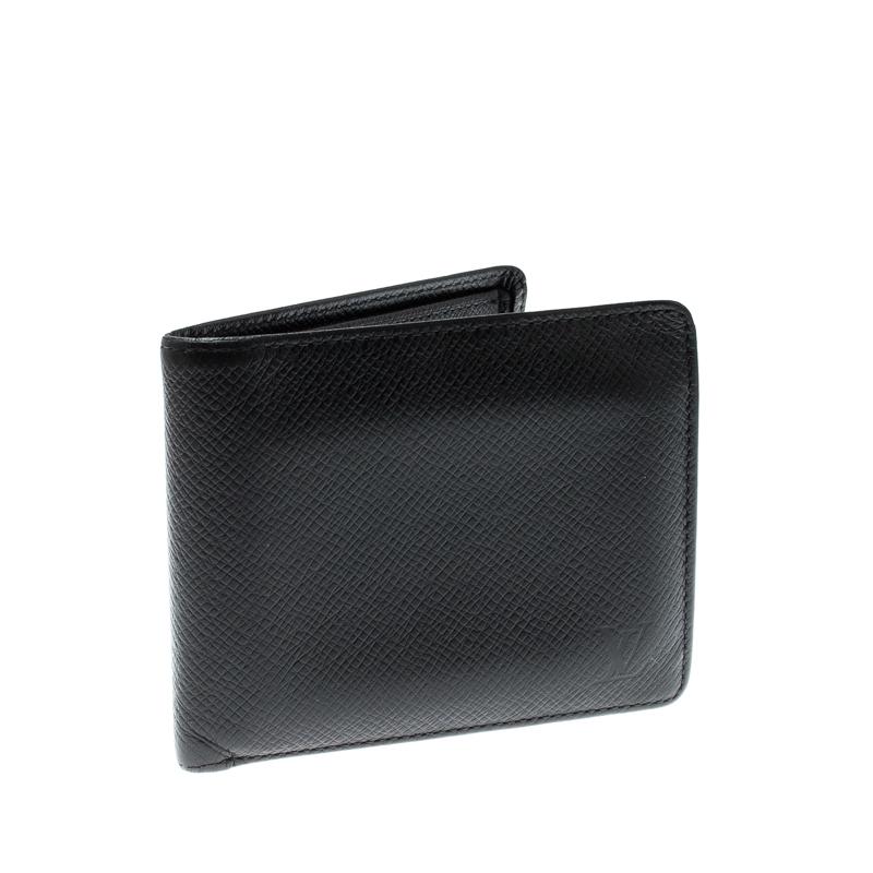 Louis Vuitton Black Taiga Leather Wallet 3