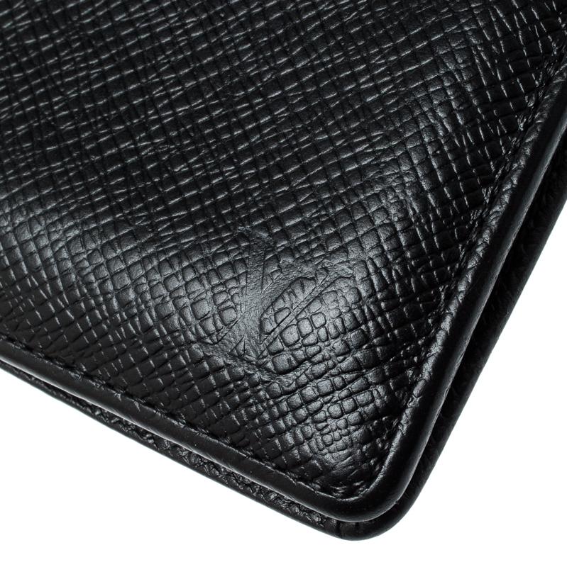 Louis Vuitton Black Taiga Leather Wallet 4