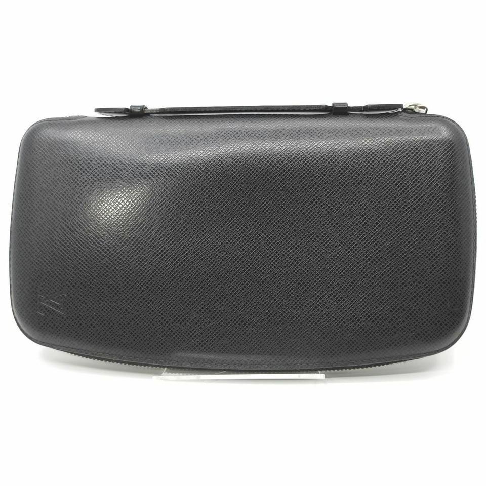 Louis Vuitton Black Taiga Leather Zippy Organizer XL Travel Wallet Clutch 861485 2