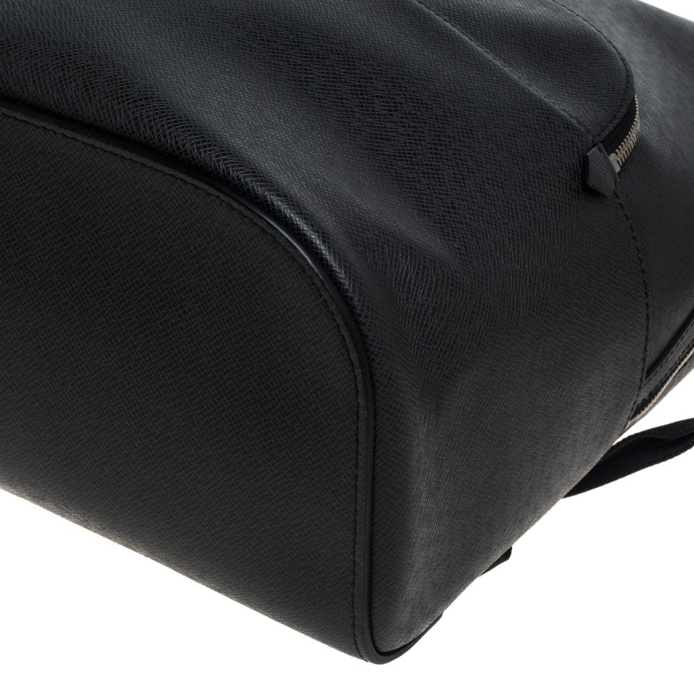 Louis Vuitton Black Taiga Lether Anton Backpack 3