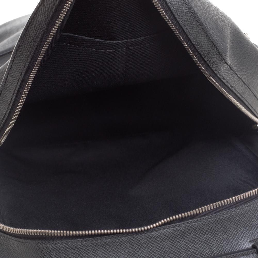 Louis Vuitton Black Taiga Lether Anton Backpack 4