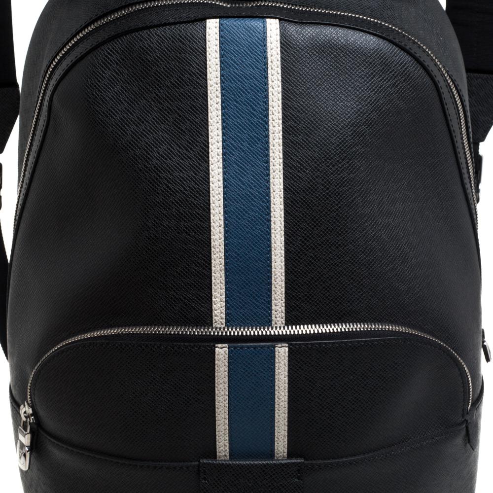 Louis Vuitton Black Taiga Lether Anton Backpack 3