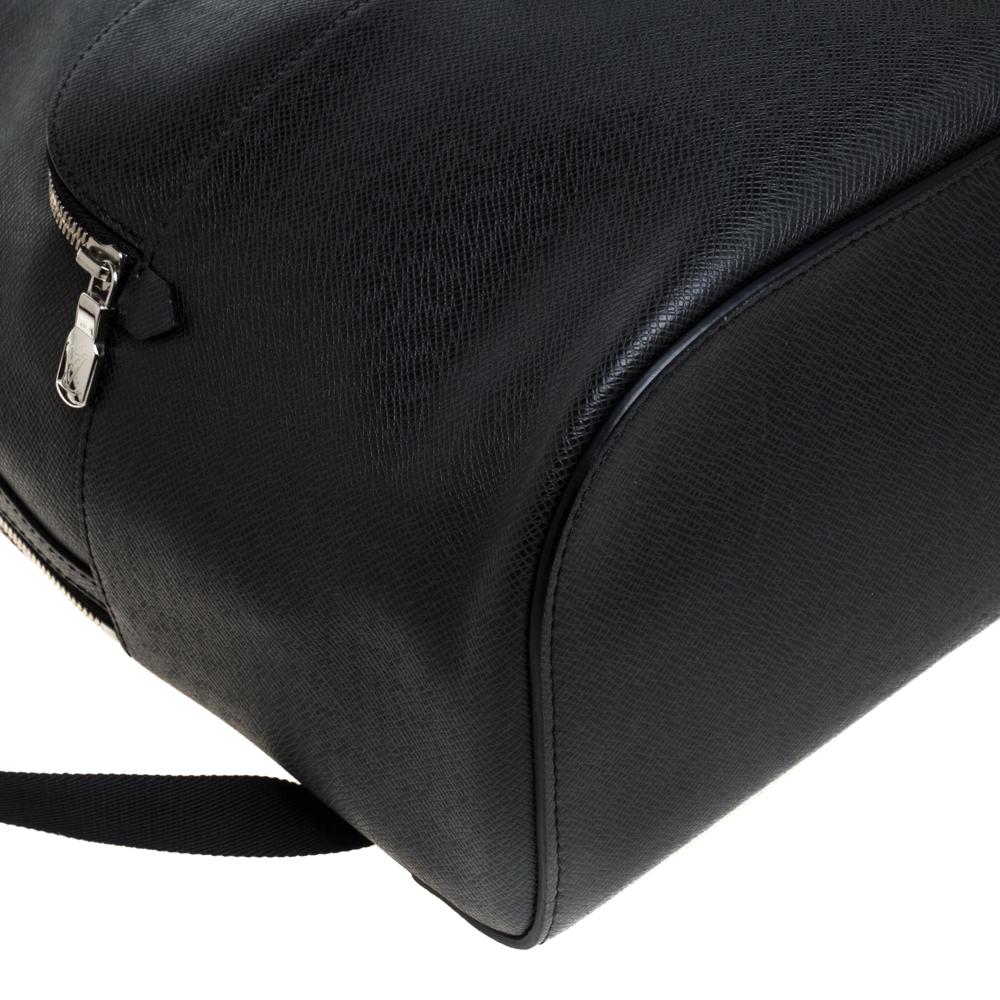 Louis Vuitton Black Taiga Lether Anton Backpack 2