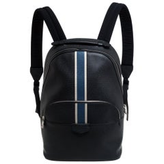 Louis Vuitton Black Taiga Lether Anton Backpack