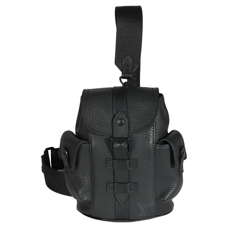 Louis Vuitton Black Taurillon Christopher XS Backpack For  display picture 3