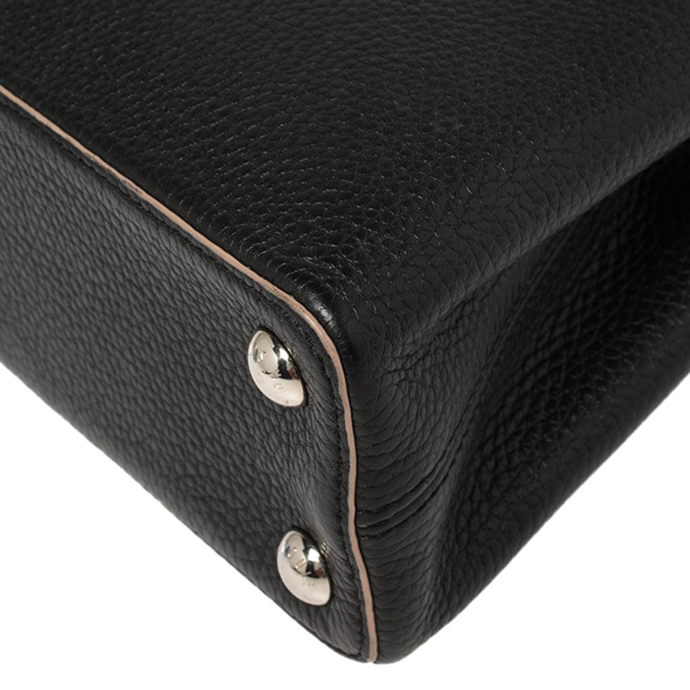 Louis Vuitton Black Taurillon Leather Capucines BB Bag 1