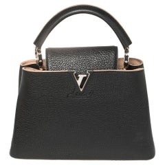 Louis Vuitton Capucines BB Black/Pink - THE PURSE AFFAIR