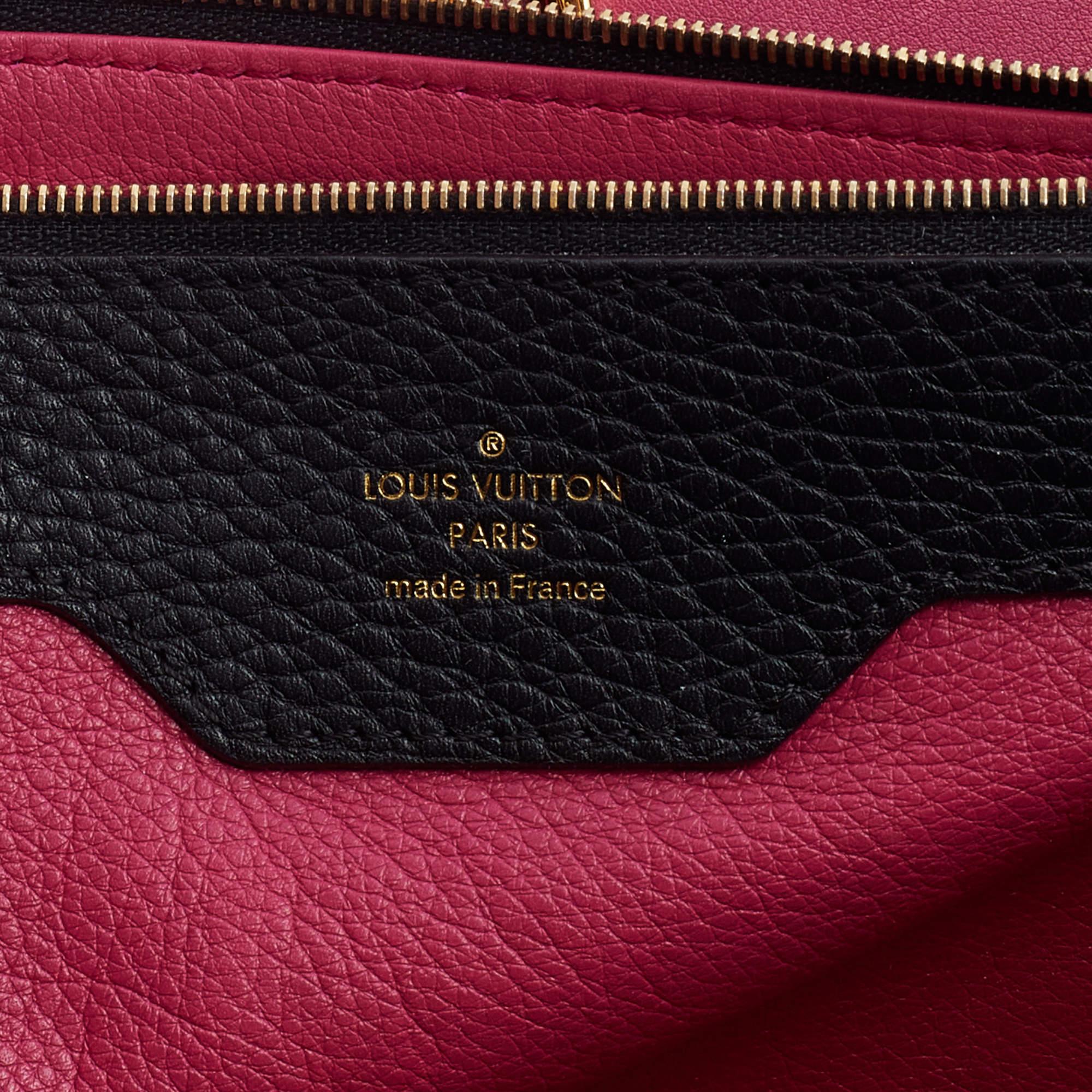Louis Vuitton Black Taurillon Leather Capucines GM Bag 7