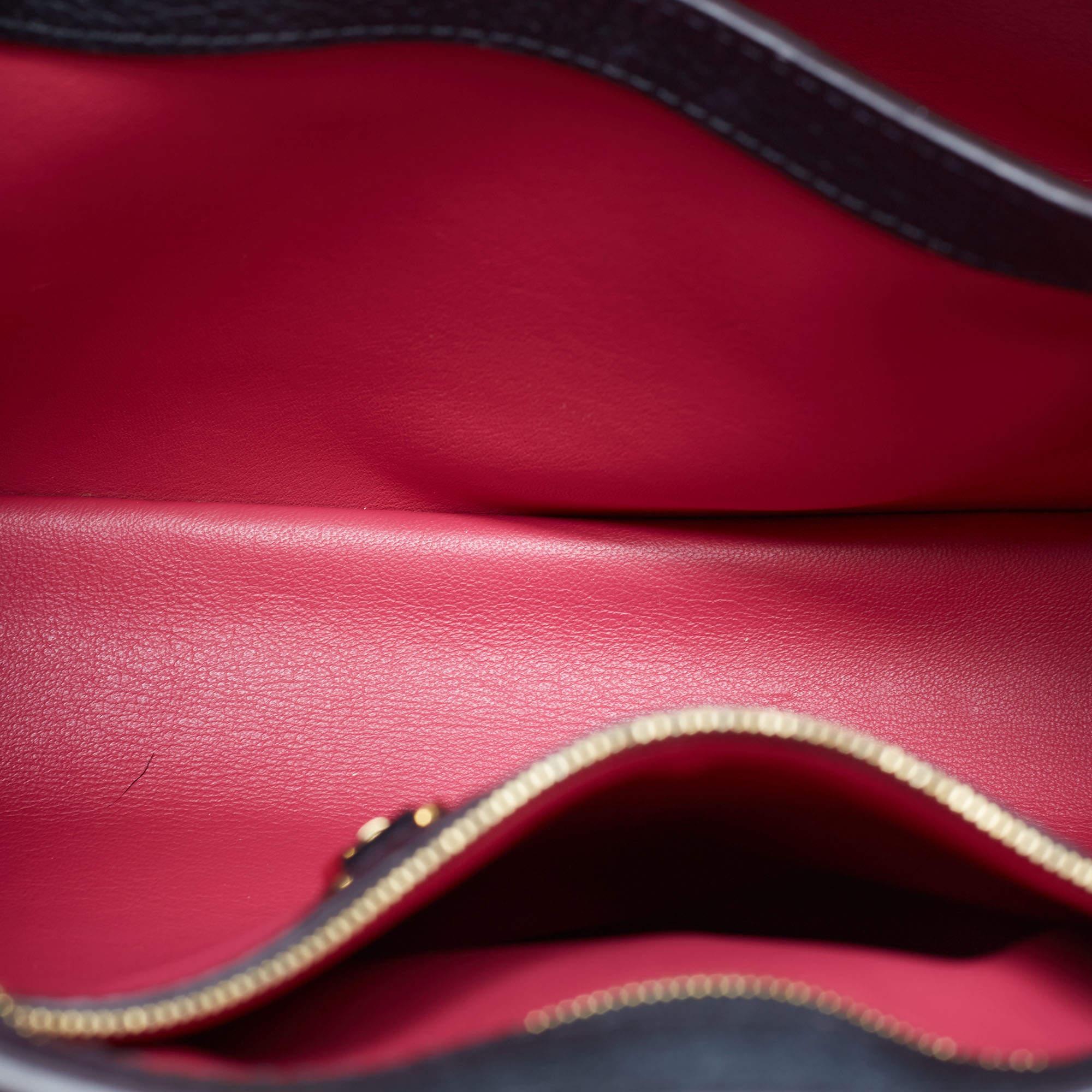 Louis Vuitton Black Taurillon Leather Capucines PM Bag 7