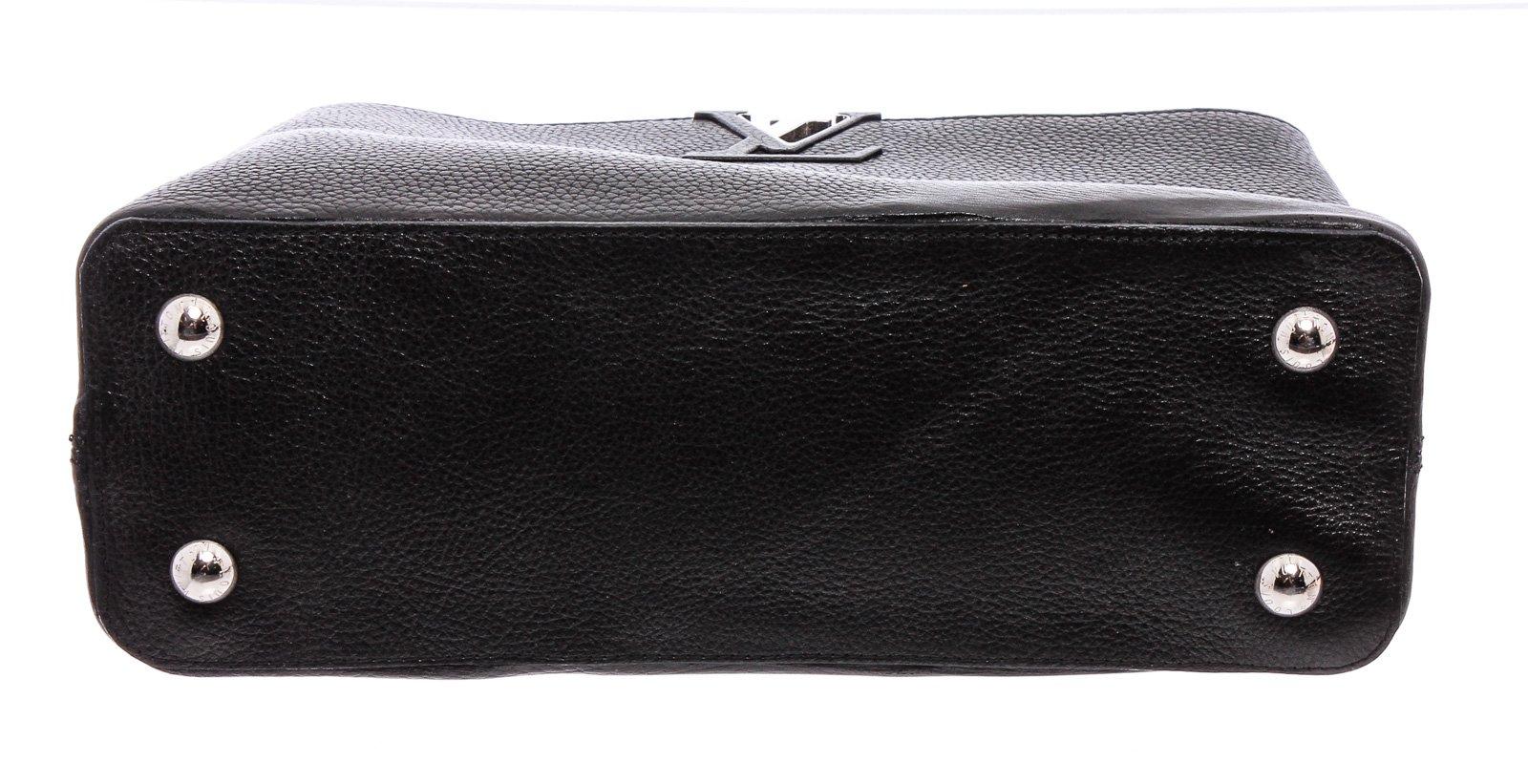  Louis Vuitton Black Taurillon Leather Capucines PM 1