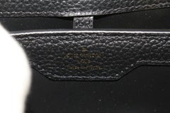 Louis Vuitton Black Taurillon Leather Flower Crown Capucines PM w/ STtap 2L0215