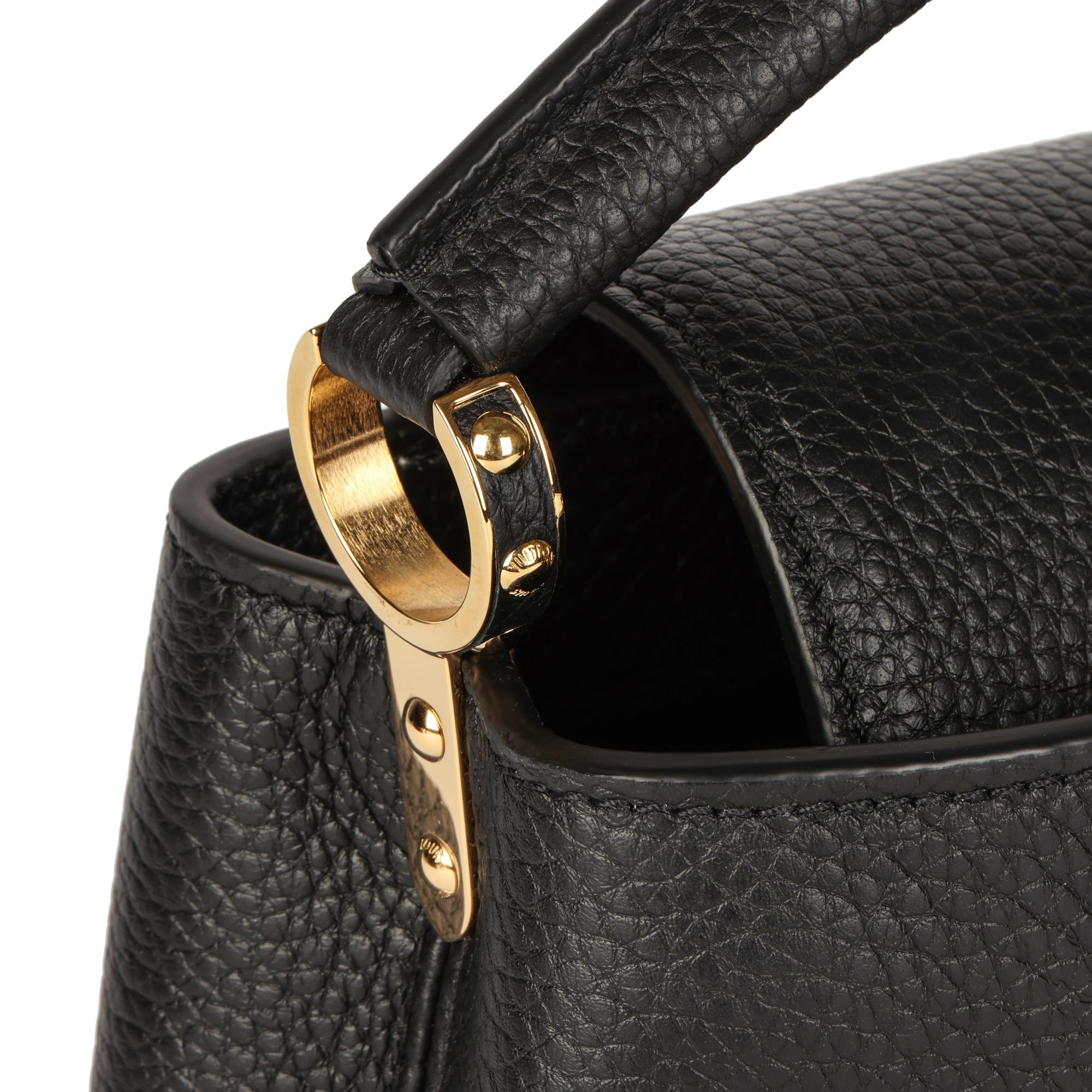 Louis Vuitton Black Taurillon Leather Mini Capucines 1