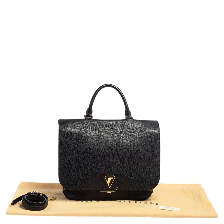 Louis Vuitton Black Taurillon Leather Volta Bag