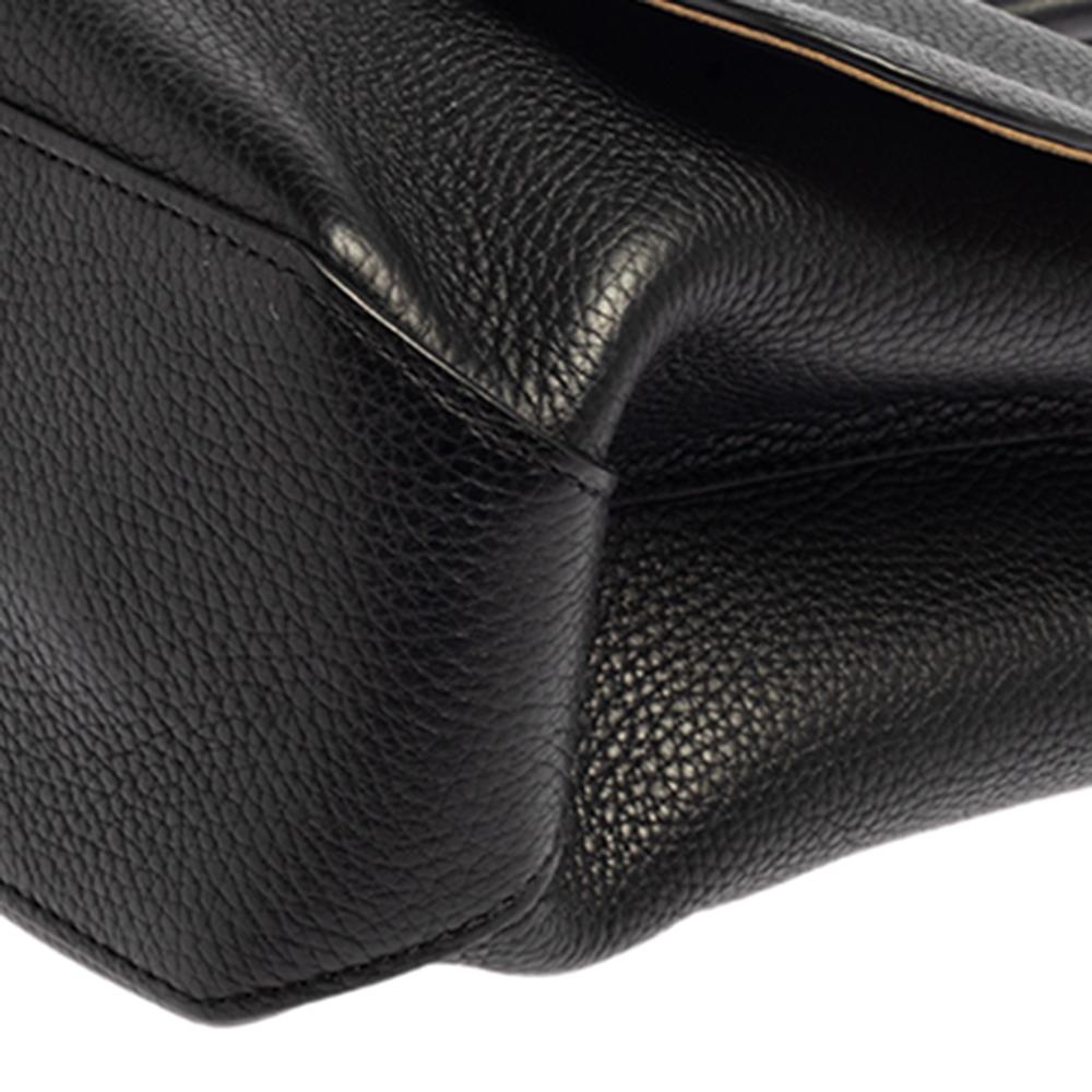Women's Louis Vuitton Black Taurillon Leather Volta Bag