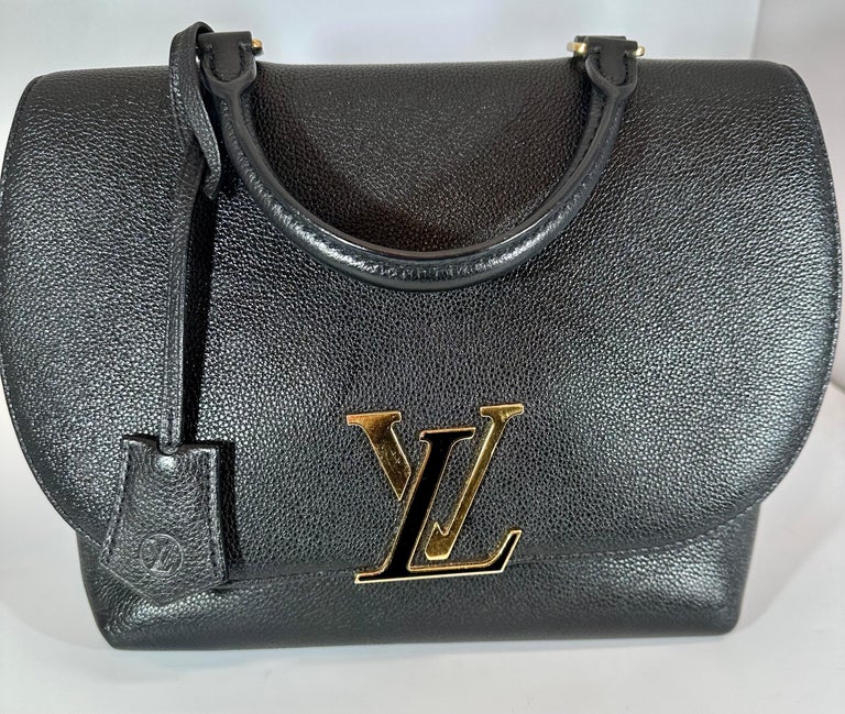 Louis Vuitton - Authenticated Volta Handbag - Leather Black Plain for Women, Good Condition