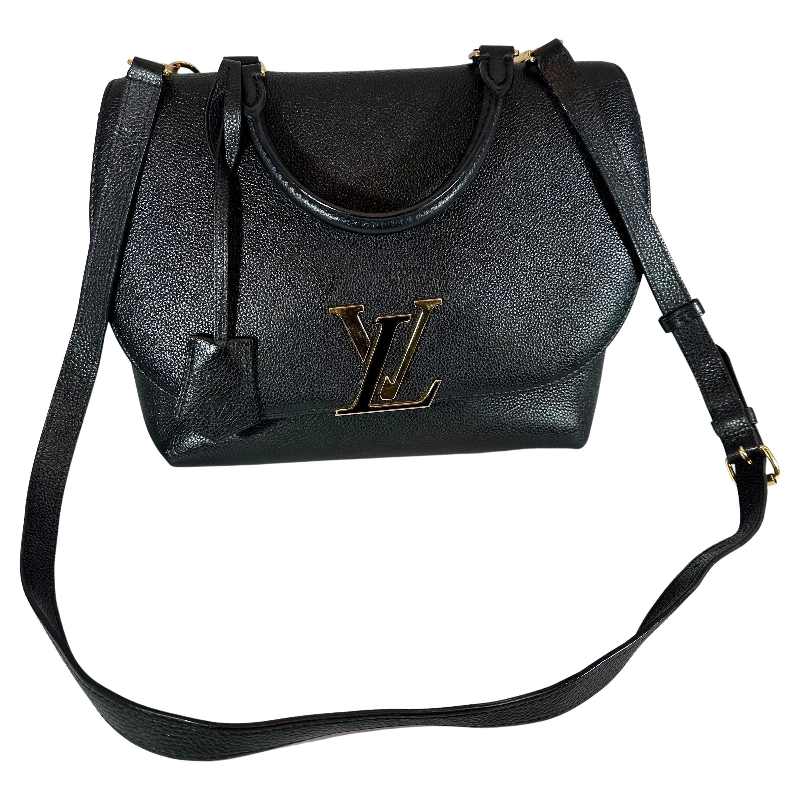 Louis Vuitton - Sac à main Volta en cuir taurillon noir, excellent état