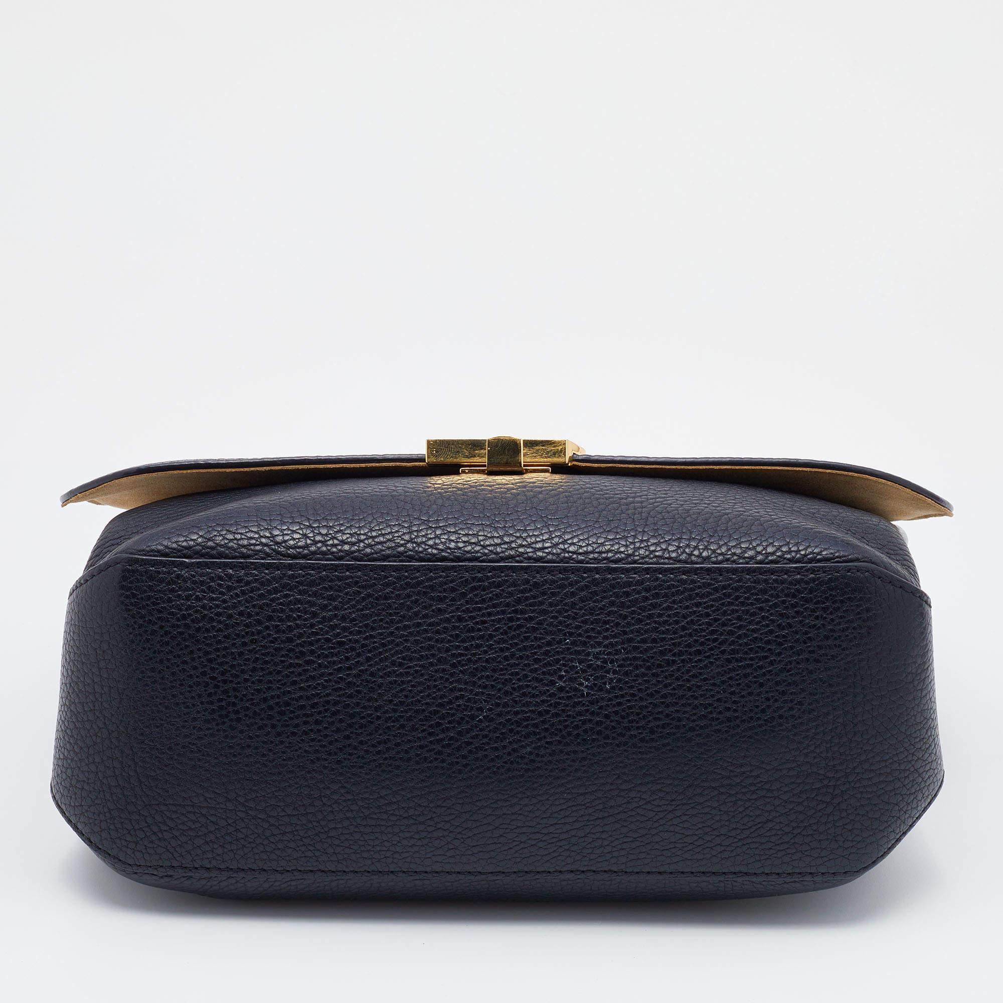 Women's Louis Vuitton Black Taurillon Leather Volta Top Handle Bag