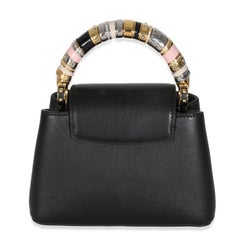 Louis Vuitton Schwarz Taurillon Mini Capucines